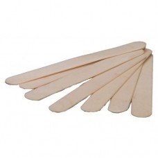 500 Pcs 6 Inch Wood Tongue Depressor Large Wooden Waxing Spatula Wax Stick Craft